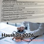 Haushalt 2026 der Gemeinde Weitersburg