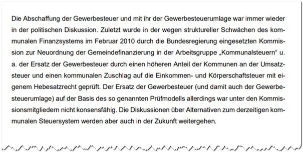 Diskussion über die Abschaffung der Gewerbesteuer